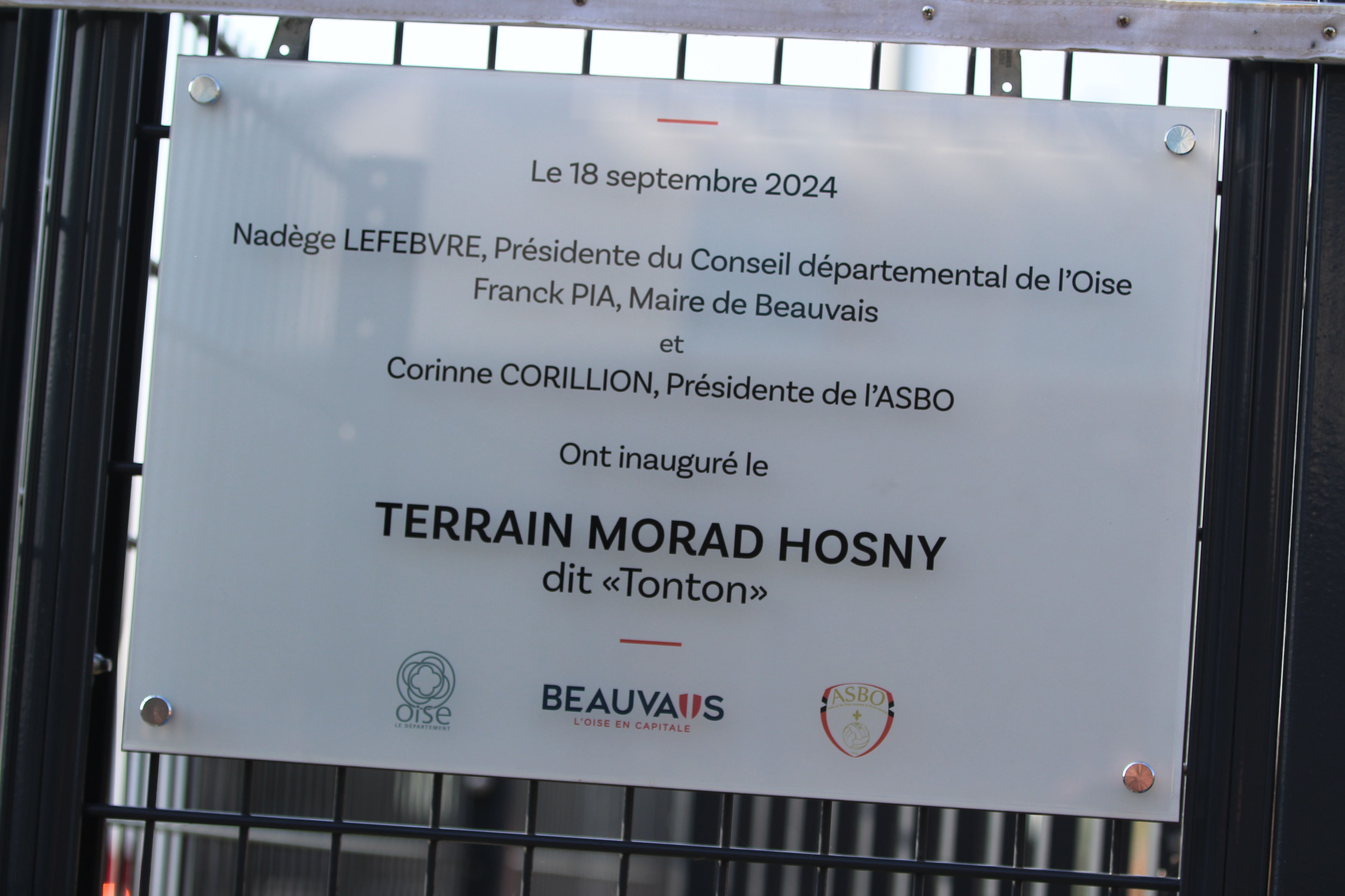 #Hommage Le nouveau terrain du Pôle Metsu baptisé Morad-Hosny